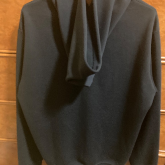 Navy Blue Polo Hoodie - Picture 2 of 2